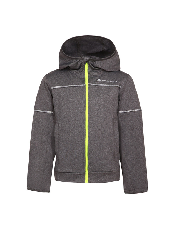 ALPINE PRO Dětská rychleschnoucí mikina ALPINE PRO SWANO smoked pearl