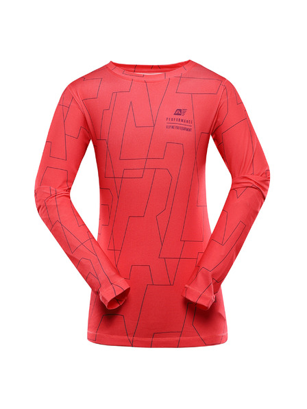 ALPINE PRO Dětské rychleschnoucí triko ALPINE PRO LOUSO diva pink varianta pa