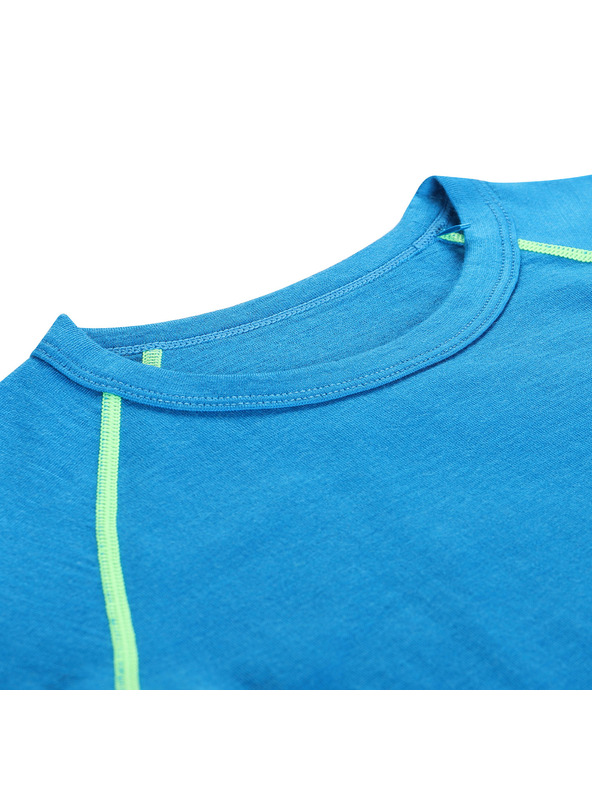 ALPINE PRO Dětské triko z merino vlny ALPINE PRO MERENO methyl