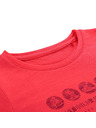 ALPINE PRO Dětské triko z merino vlny ALPINE PRO MERENO 2 raspberry