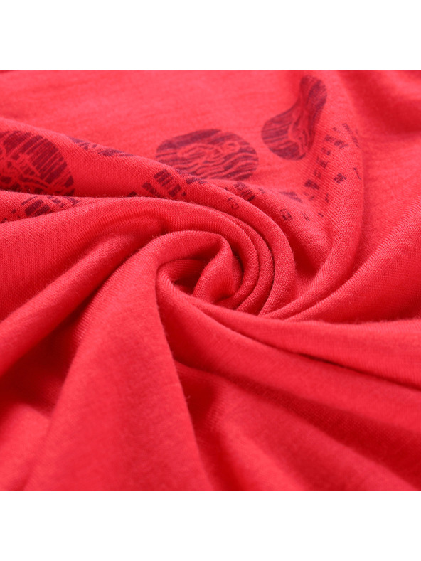 ALPINE PRO Dětské triko z merino vlny ALPINE PRO MERENO 2 raspberry