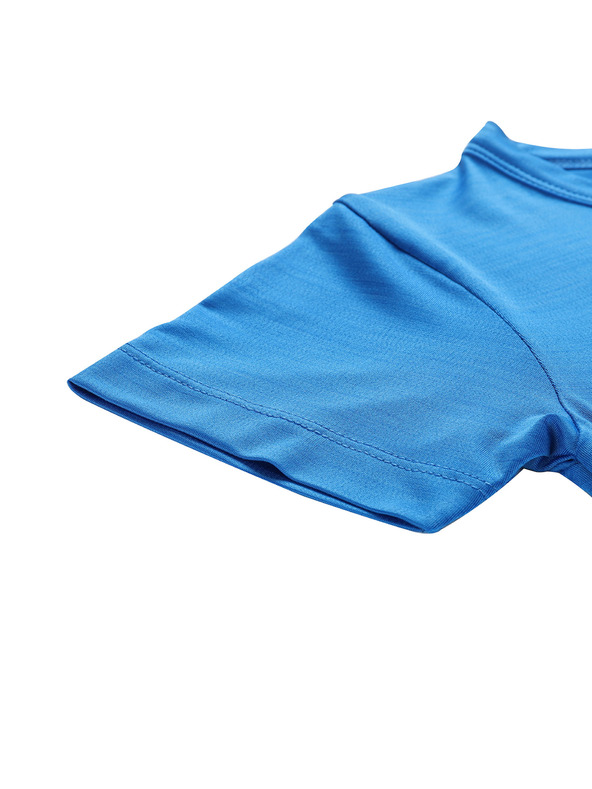 ALPINE PRO Dětské rychleschnoucí triko ALPINE PRO BASIKO electric blue lemonade