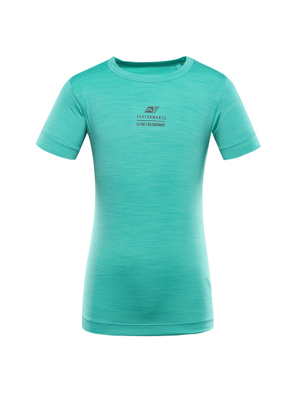 ALPINE PRO Dětské rychleschnoucí triko ALPINE PRO BASIKO pastel perf green