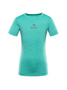 ALPINE PRO Dětské rychleschnoucí triko ALPINE PRO BASIKO pastel perf green