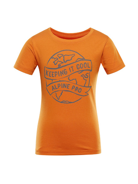 ALPINE PRO Dětské triko z organické bavlny ALPINE PRO ECOMO 2 autumn maple varianta pc