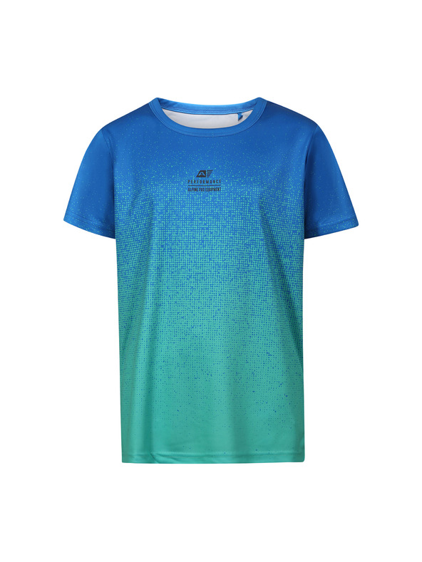 ALPINE PRO Dětské rychleschnoucí triko ALPINE PRO RIFO electric blue lemonade