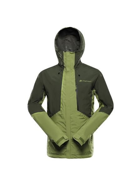ALPINE PRO Pánská bunda s ptx membránou ALPINE PRO NOREM 2 turtle green