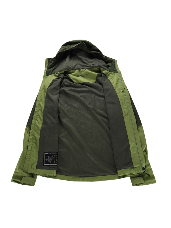 ALPINE PRO Pánská bunda s ptx membránou ALPINE PRO NOREM 2 turtle green