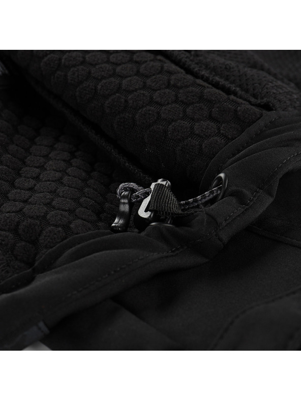 ALPINE PRO Pánská softshellová bunda s membránou ALPINE PRO HOOR black varianta pa