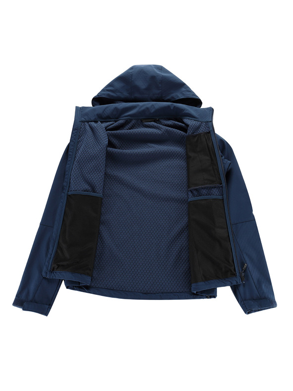 ALPINE PRO Pánská softshellová bunda s membránou ALPINE PRO HOOR moonlit ocean