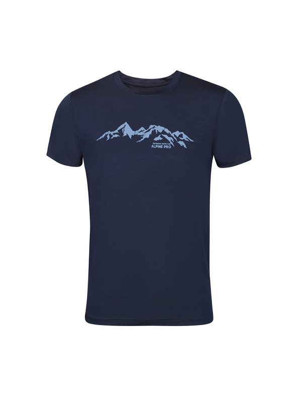 ALPINE PRO Pánské funkční triko s antibakteriální úpravou ALPINE PRO LYOR moonlit ocean varianta pa