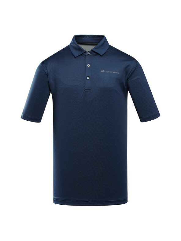 ALPINE PRO Pánské rychleschnoucí polo triko s uv 50 ALPINE PRO COOWEL 2 moonlit ocean