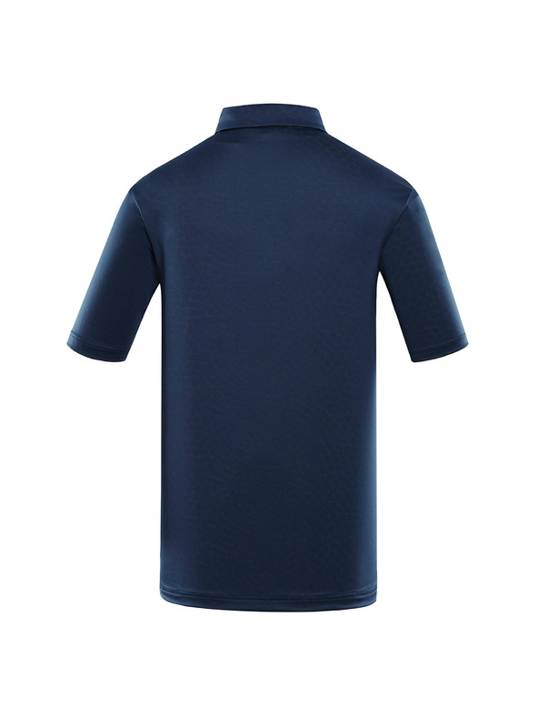 ALPINE PRO Pánské rychleschnoucí polo triko s uv 50 ALPINE PRO COOWEL 2 moonlit ocean