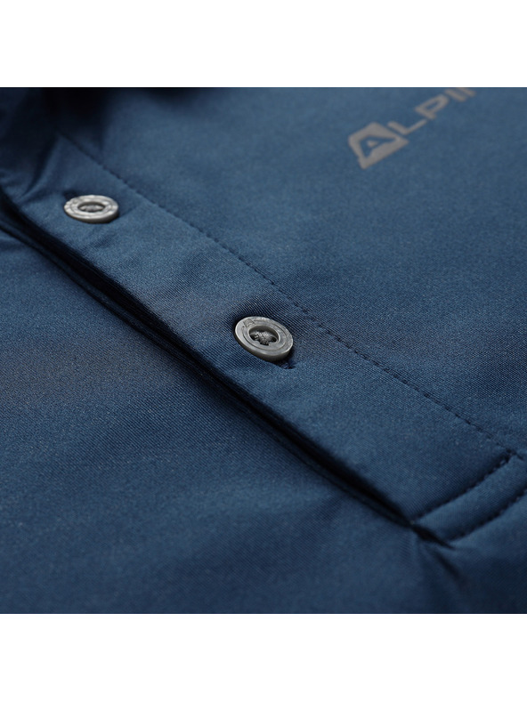 ALPINE PRO Pánské rychleschnoucí polo triko s uv 50 ALPINE PRO COOWEL 2 moonlit ocean