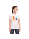 NAX Dětské bavlněné triko nax NAX OMESO white