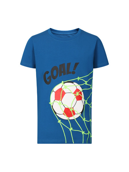 NAX Dětské bavlněné triko nax NAX OMESO mykonos blue