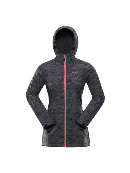 ALPINE PRO Dámská softshellová bunda s dwr úpravou ALPINE PRO HERASA dk.true gray
