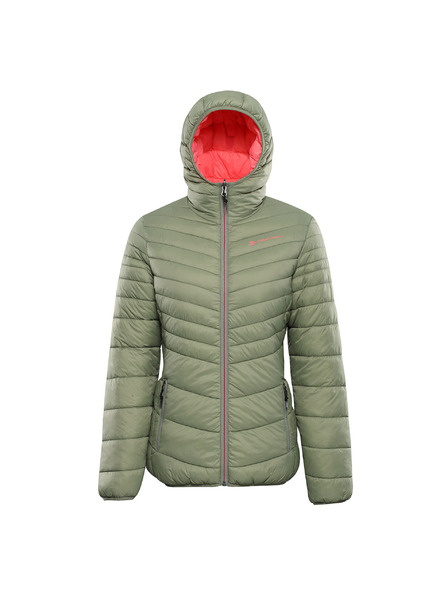 ALPINE PRO Dámská oboustranná bunda hi-therm ALPINE PRO EROMA oil green