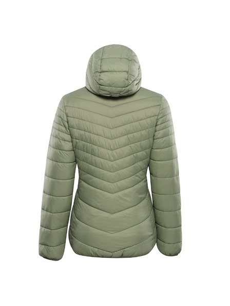 ALPINE PRO Dámská oboustranná bunda hi-therm ALPINE PRO EROMA oil green