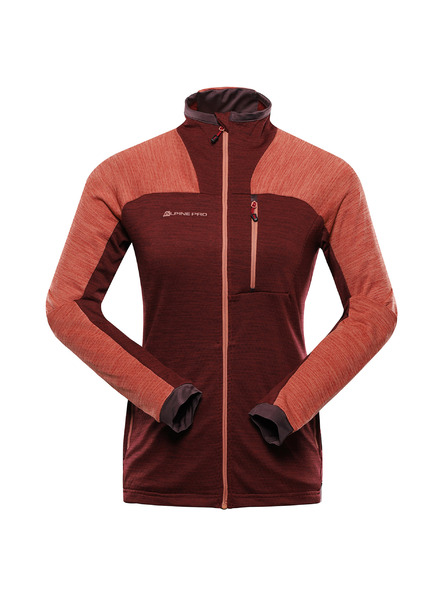 ALPINE PRO Dámská rychleschnoucí mikina ALPINE PRO ONNECA 3 tawny orange