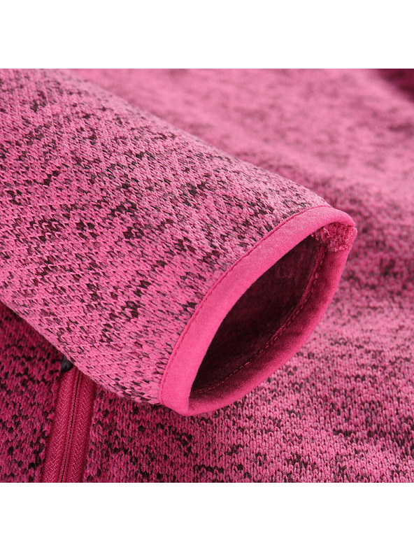 ALPINE PRO Dámský hřejivý svetr na zip ALPINE PRO ZEGA 2 fuchsia fedora