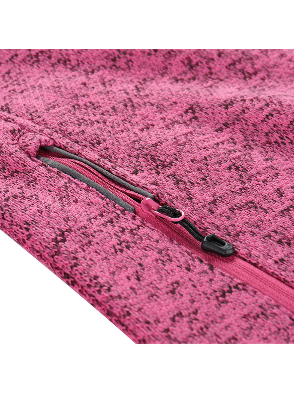 ALPINE PRO Dámský hřejivý svetr na zip ALPINE PRO ZEGA 2 fuchsia fedora