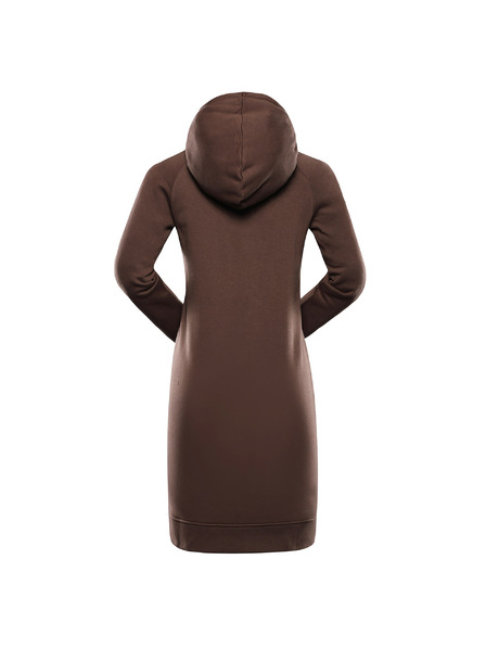 ALPINE PRO Dámské mikinové šaty ALPINE PRO OLEBA rain drum