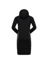 ALPINE PRO Dámské mikinové šaty ALPINE PRO OLEBA black