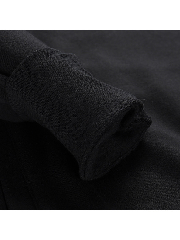 ALPINE PRO Dámské mikinové šaty ALPINE PRO OLEBA black