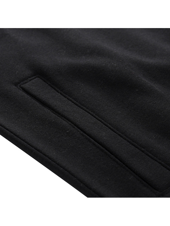 ALPINE PRO Dámské mikinové šaty ALPINE PRO OLEBA black