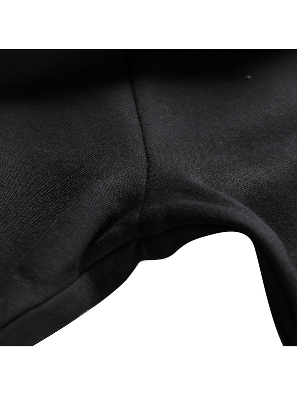 ALPINE PRO Dámské mikinové šaty ALPINE PRO OLEBA black