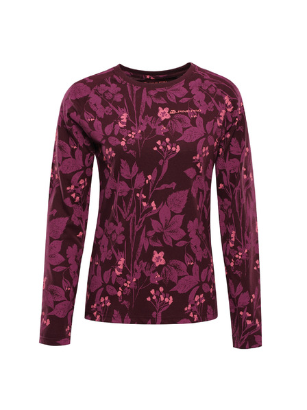 ALPINE PRO Dámské triko z organické bavlny ALPINE PRO GRETTA winetasting varianta pa