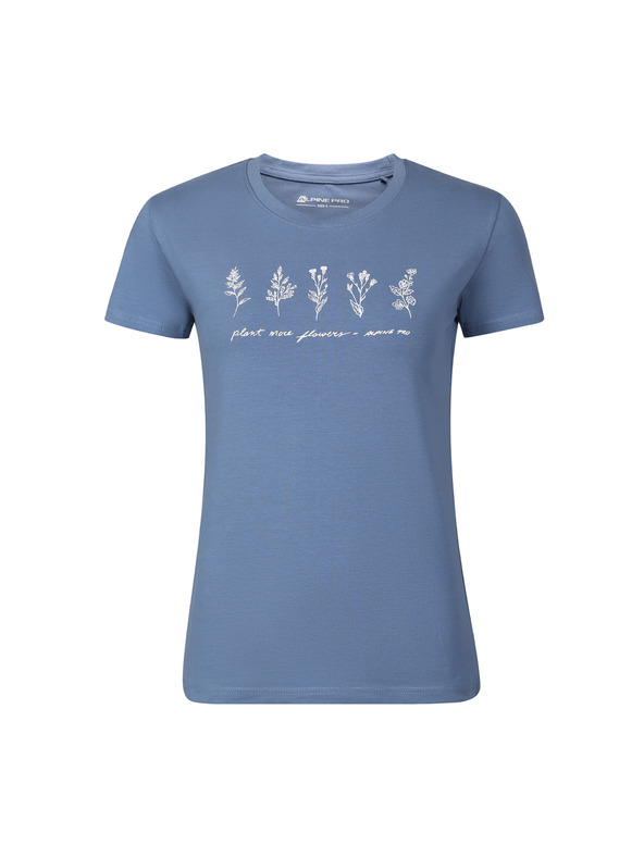 ALPINE PRO Dámské bavlněné triko ALPINE PRO NORDA indigo blue varianta pb