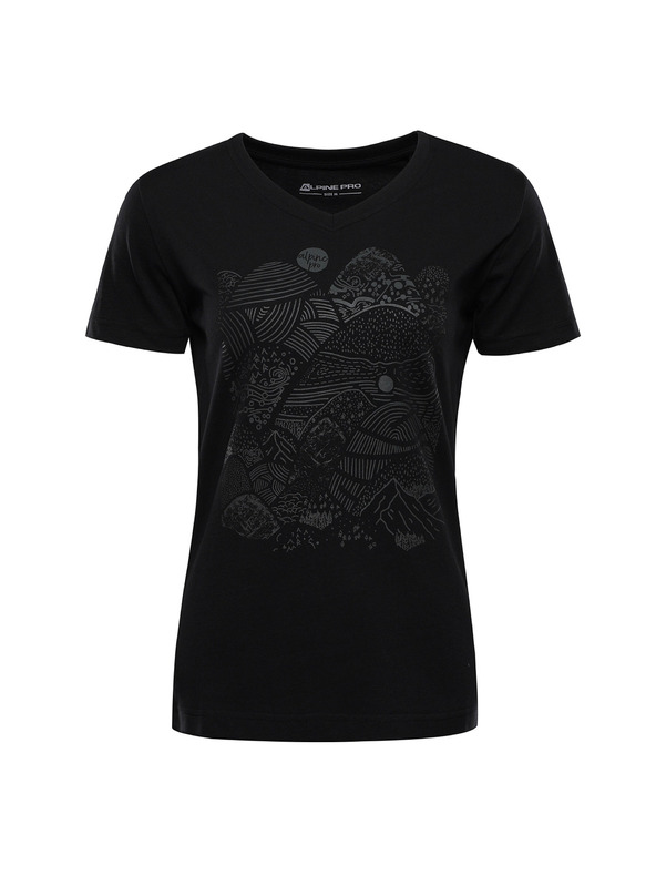 ALPINE PRO Dámské funkční triko s cool-dry ALPINE PRO GREMA 2 black varianta pb