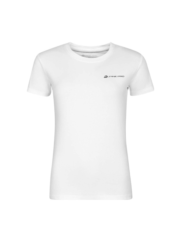 ALPINE PRO Dámské bavlněné triko s fine cotton ALPINE PRO FRABA white