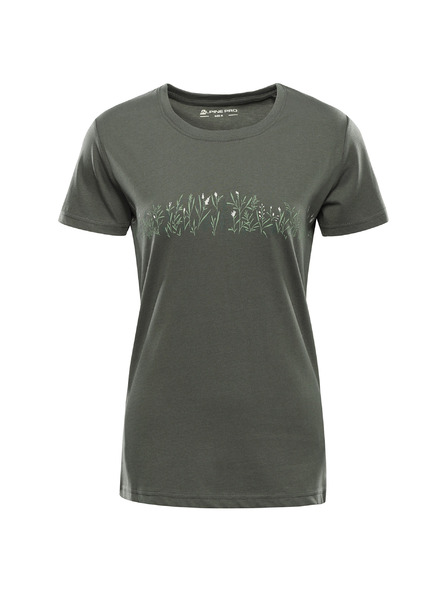 ALPINE PRO Dámské triko z organické bavlny ALPINE PRO TERMESA 3 petrol varianta pa