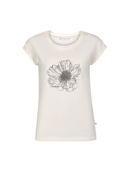 ALPINE PRO Dámské triko z nemačkavého materiálu ALPINE PRO NOGERA creme varianta pb