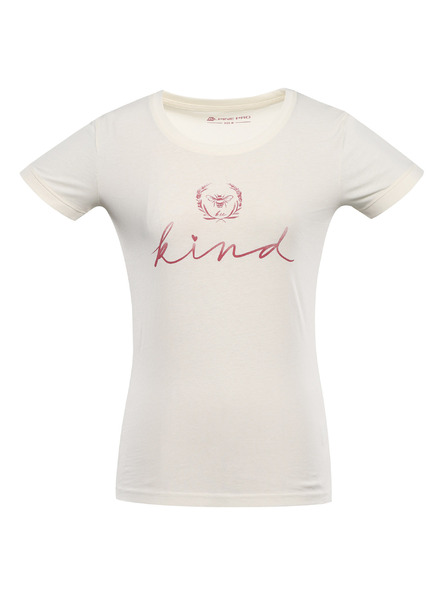 ALPINE PRO Dámské triko z organické bavlny ALPINE PRO TERMESA 2 creme varianta pb