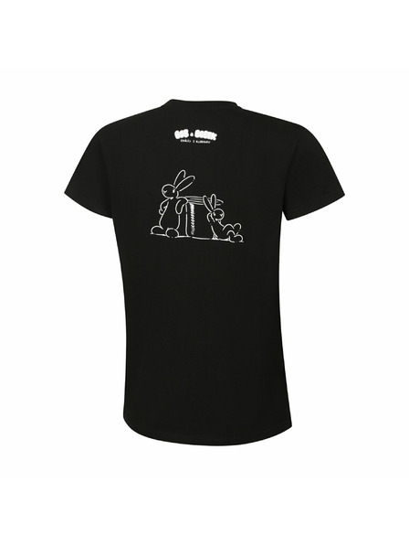 ALPINE PRO Dámské bavlněné triko bob a bobek ALPINE PRO BOBBA black