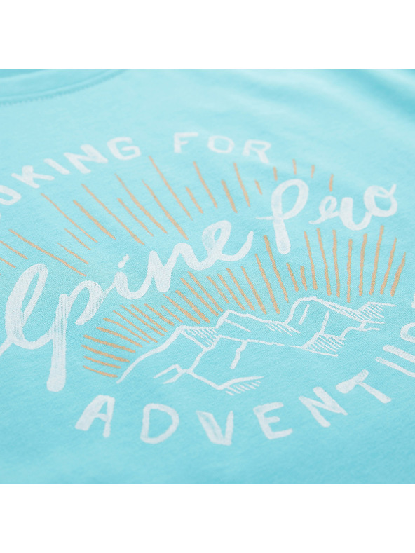 ALPINE PRO Dámské bavlněné triko ALPINE PRO UNEGA 8 curacao varianta pg