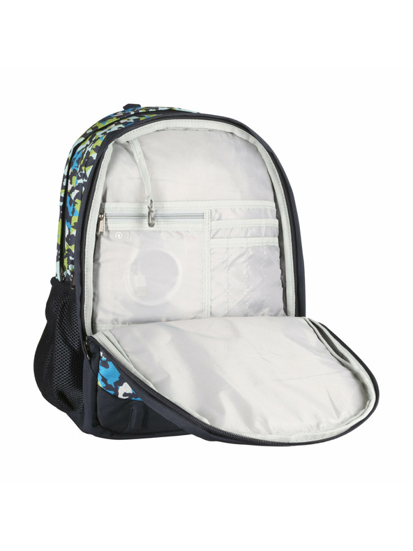 ALPINE PRO Dětský školní batoh se svítícím logem 25l ALPINE PRO NERAX mood indigo