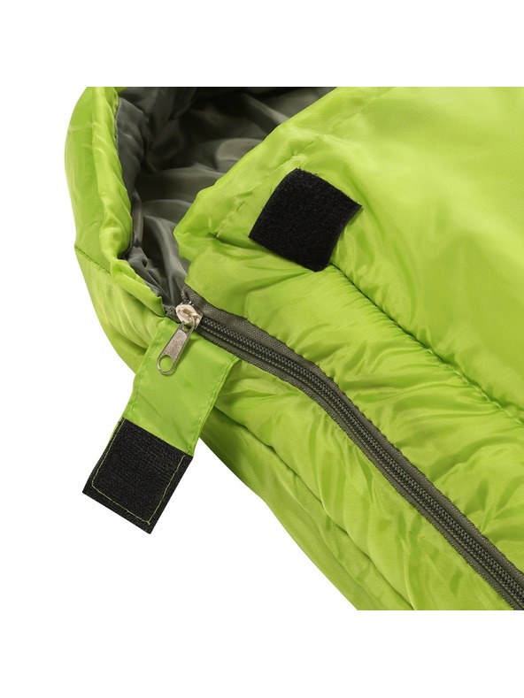 ALPINE PRO Dětský mumiový spací pytel ALPINE PRO MELO lime green