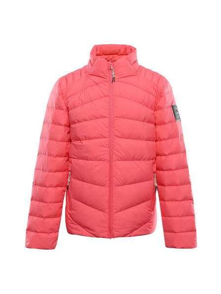 ALPINE PRO Dětská péřová bunda ALPINE PRO RETERO calypso coral