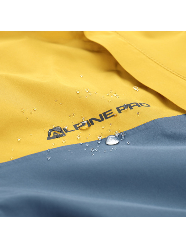 ALPINE PRO Dětská bunda s ptx mebránou ALPINE PRO NOREMO 3 lemon curry