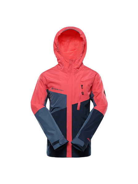 ALPINE PRO Dětská bunda s ptx mebránou ALPINE PRO NOREMO 3 calypso coral