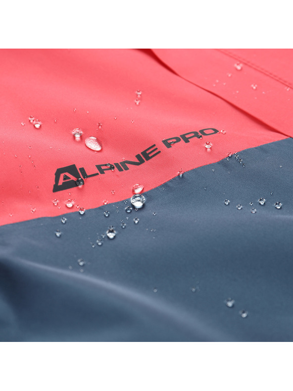 ALPINE PRO Dětská bunda s ptx mebránou ALPINE PRO NOREMO 3 calypso coral