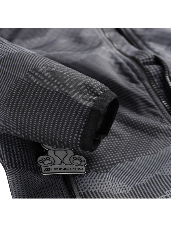 ALPINE PRO Dětská softshellová bunda s membránou ALPINE PRO EZORO black varianta pa