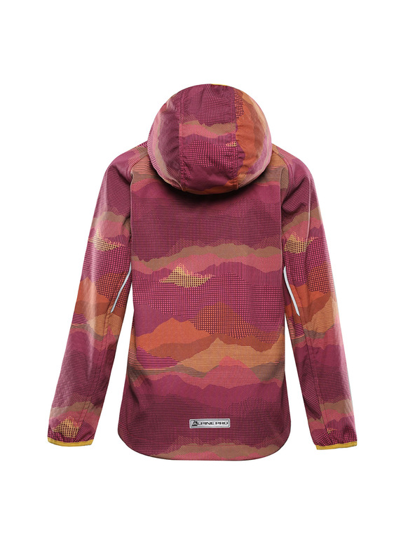 ALPINE PRO Dětská softshellová bunda s membránou ALPINE PRO EZORO fuchsia fedora varianta pa