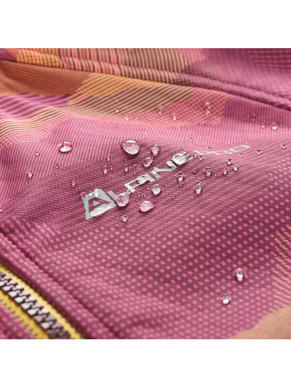 ALPINE PRO Dětská softshellová bunda s membránou ALPINE PRO EZORO fuchsia fedora varianta pa