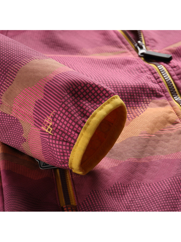 ALPINE PRO Dětská softshellová bunda s membránou ALPINE PRO EZORO fuchsia fedora varianta pa